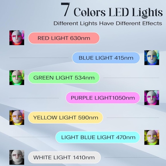 Red Light LED mask - Picture 3 of 3